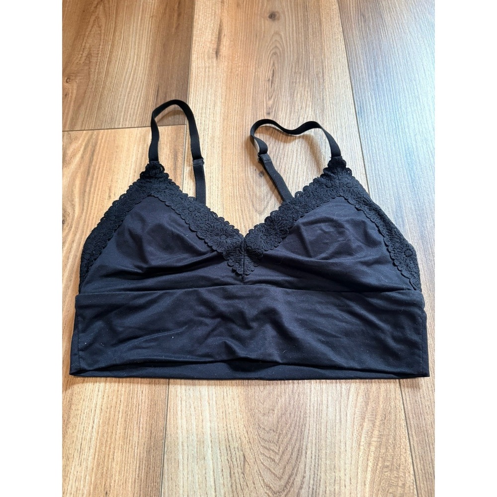 Aerie Bra Bralette Black XS Lace Padded Soft